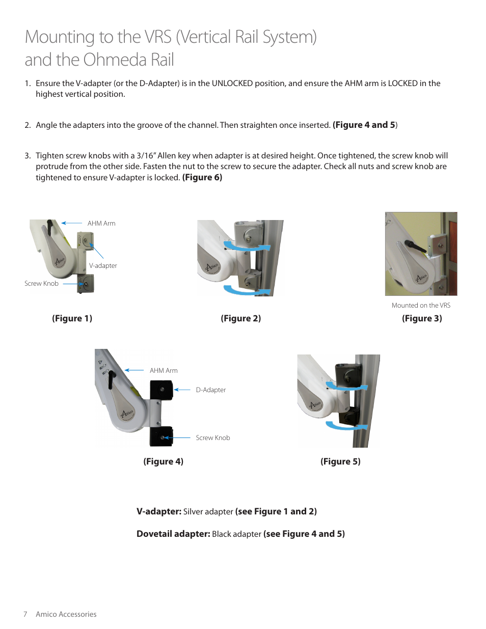 Amico AHM Monitor Arms (Adjustable Height) User Manual | Page 10 / 34