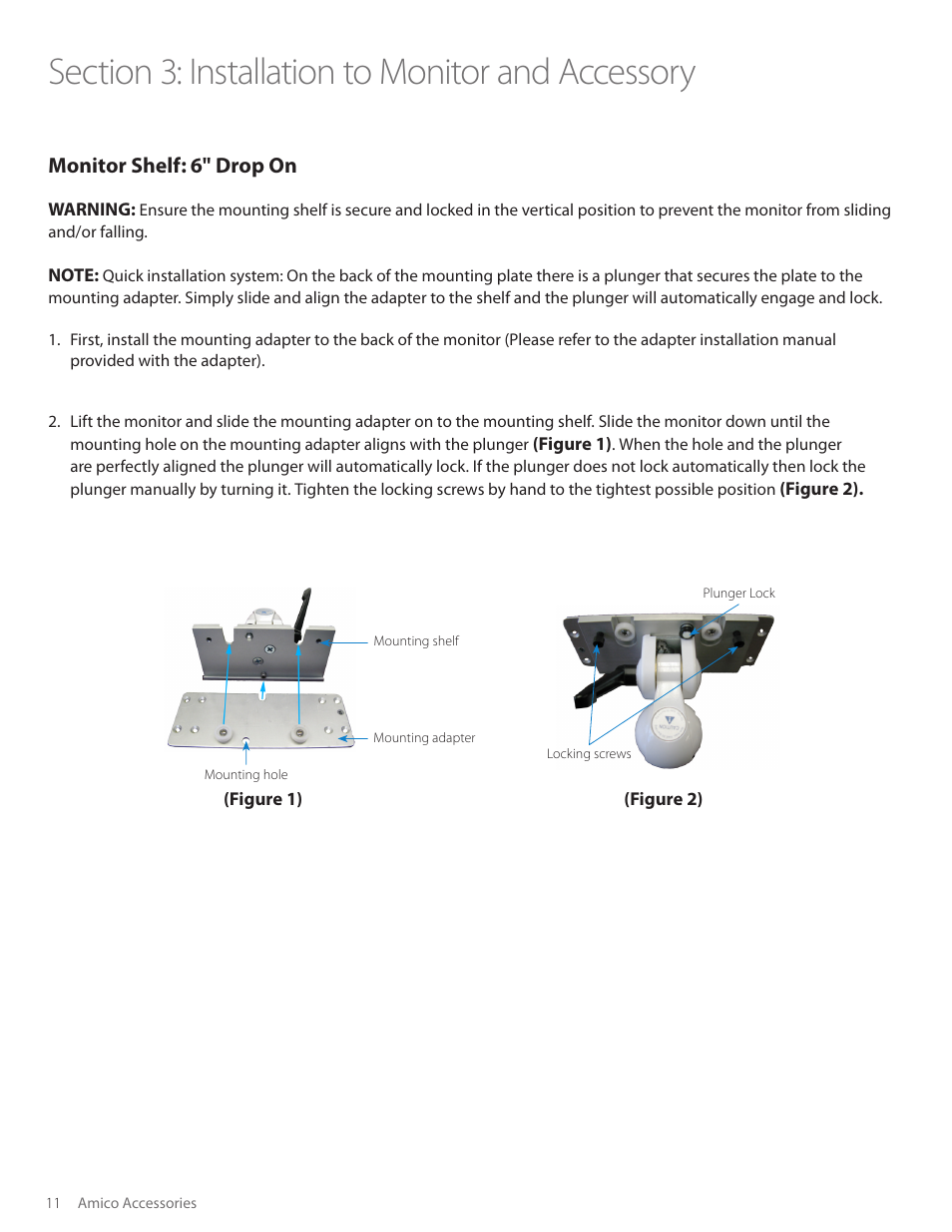 Amico AHM Monitor Arms (Adjustable Height) User Manual | Page 14 / 34