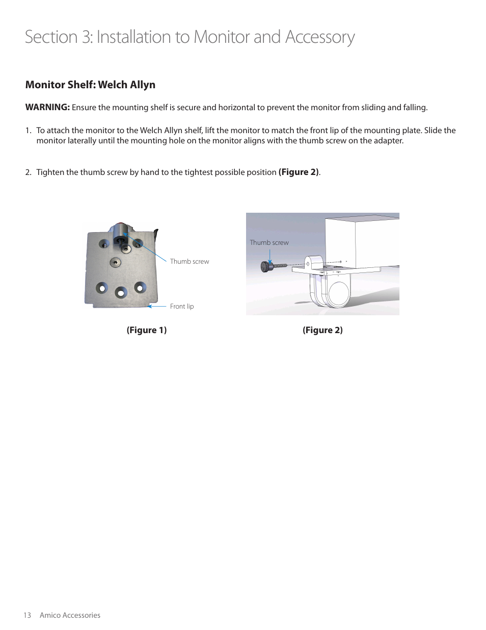 Amico AHM Monitor Arms (Adjustable Height) User Manual | Page 16 / 34