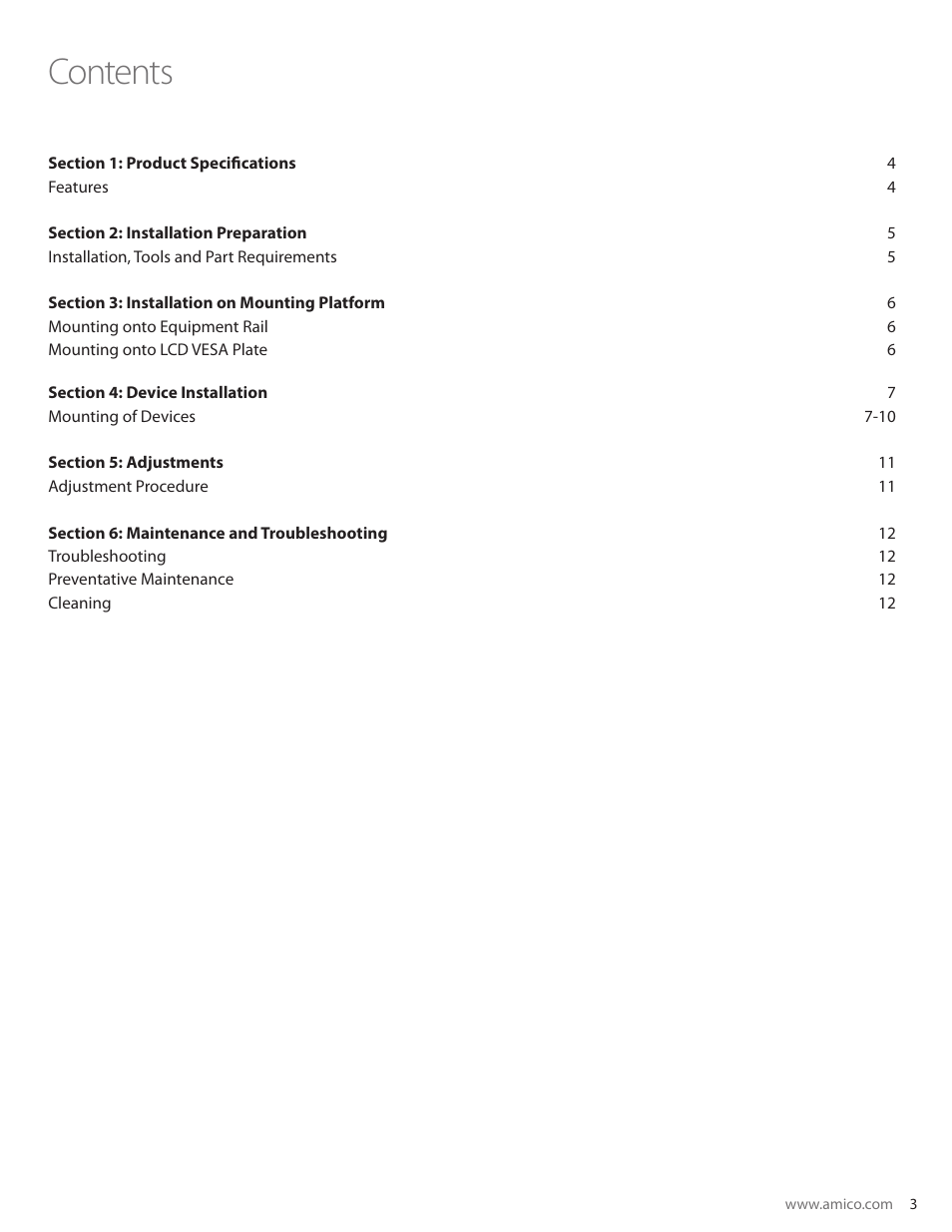 Amico Barcode Dock Mount User Manual | Page 3 / 15