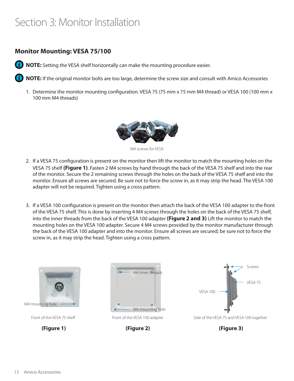 Amico SSM Monitor Arms (Side to Side) User Manual | Page 16 / 31