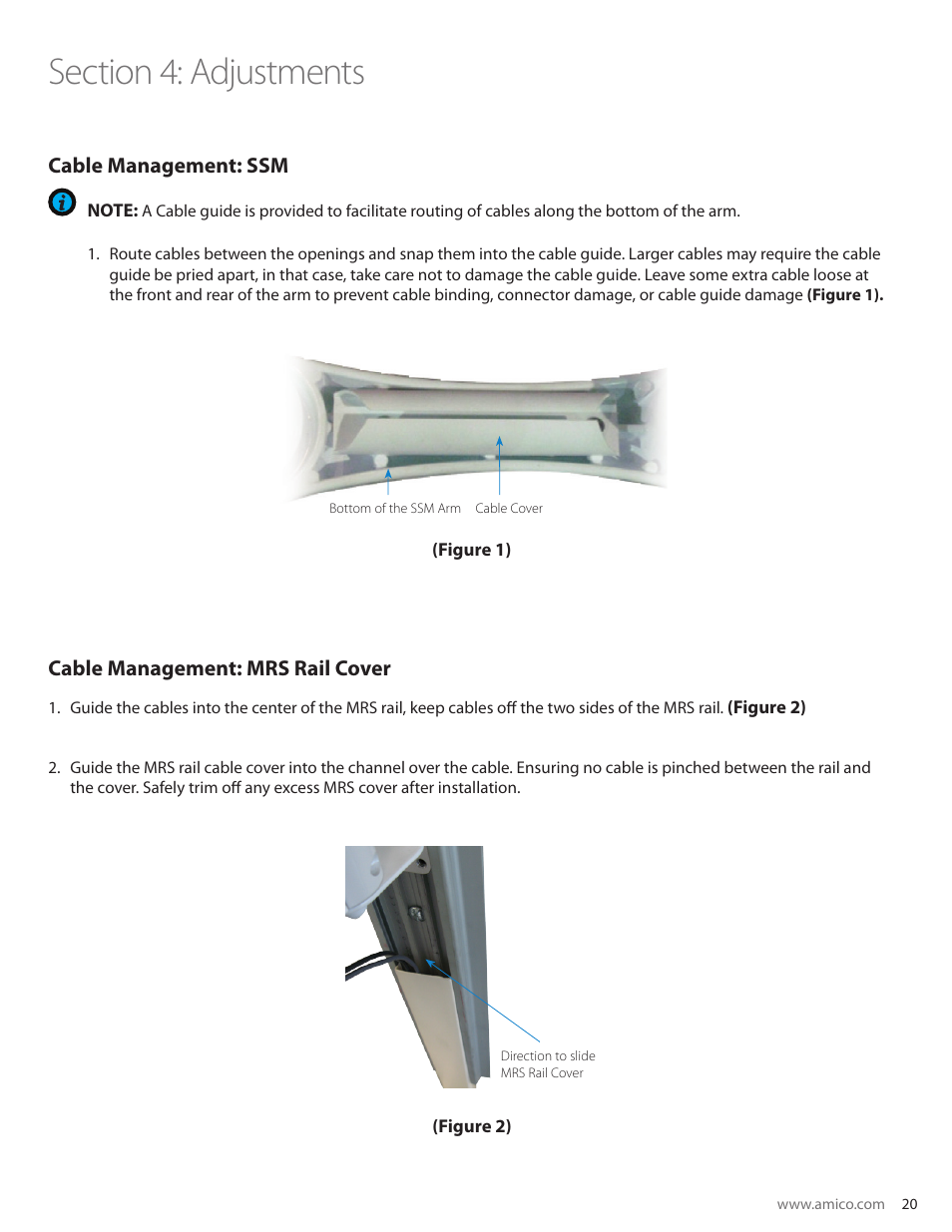 Amico SSM Monitor Arms (Side to Side) User Manual | Page 23 / 31