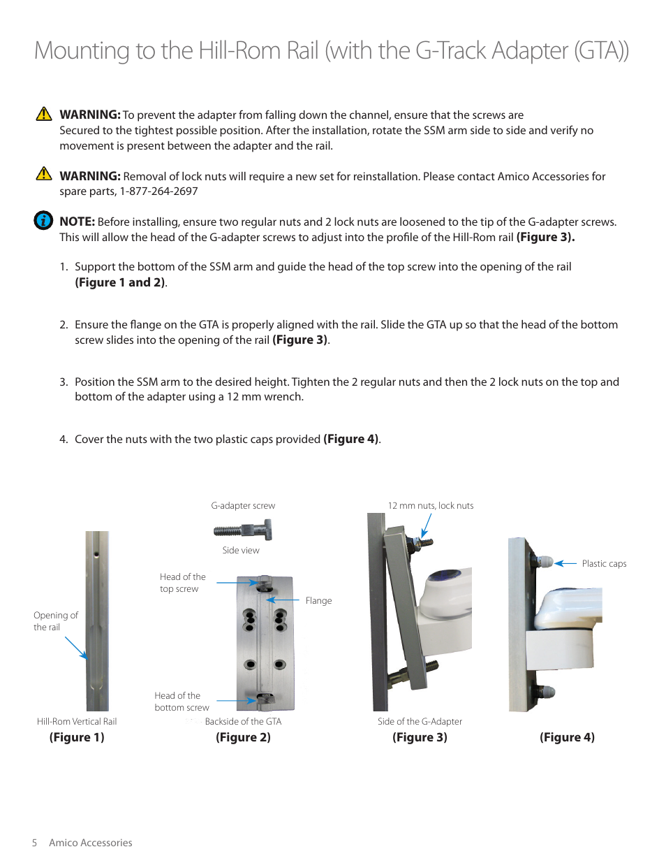 Amico SSM Monitor Arms (Side to Side) User Manual | Page 8 / 31