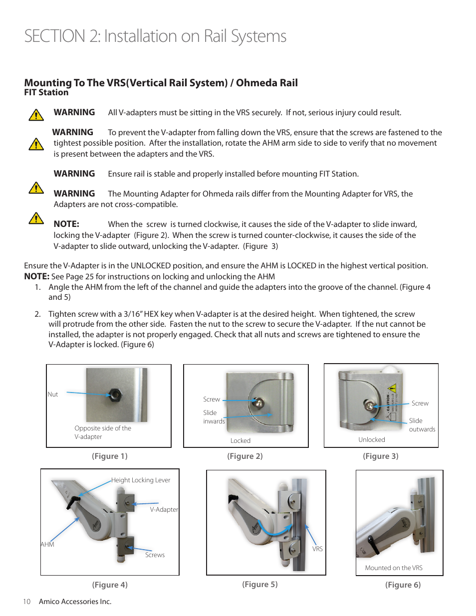 Amico Falcon Combo Arm User Manual | Page 10 / 44