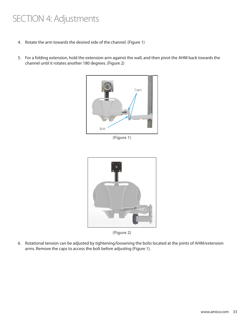 Amico Falcon Combo Arm User Manual | Page 33 / 44