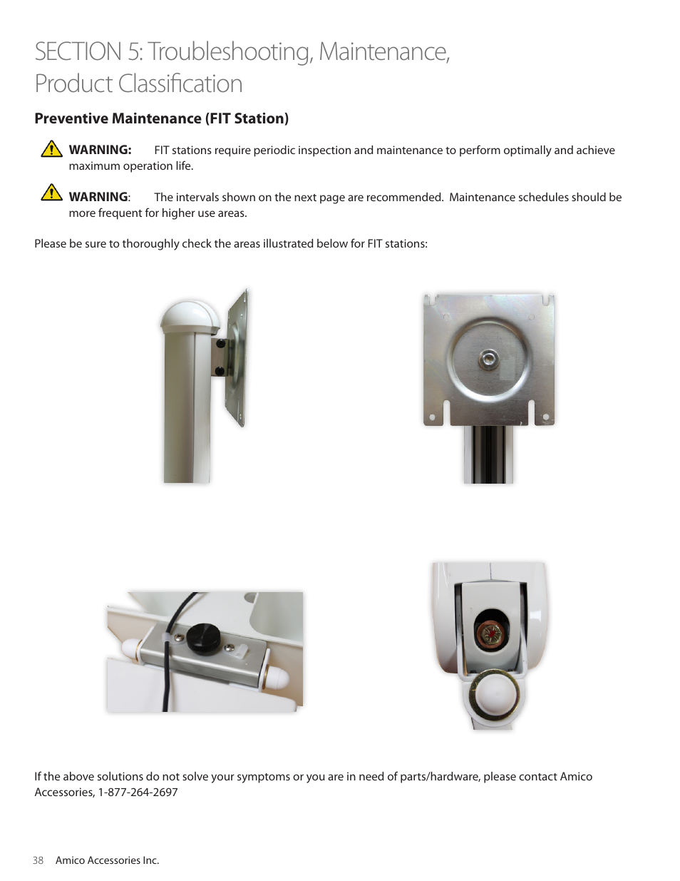 Amico Falcon Combo Arm User Manual | Page 38 / 44