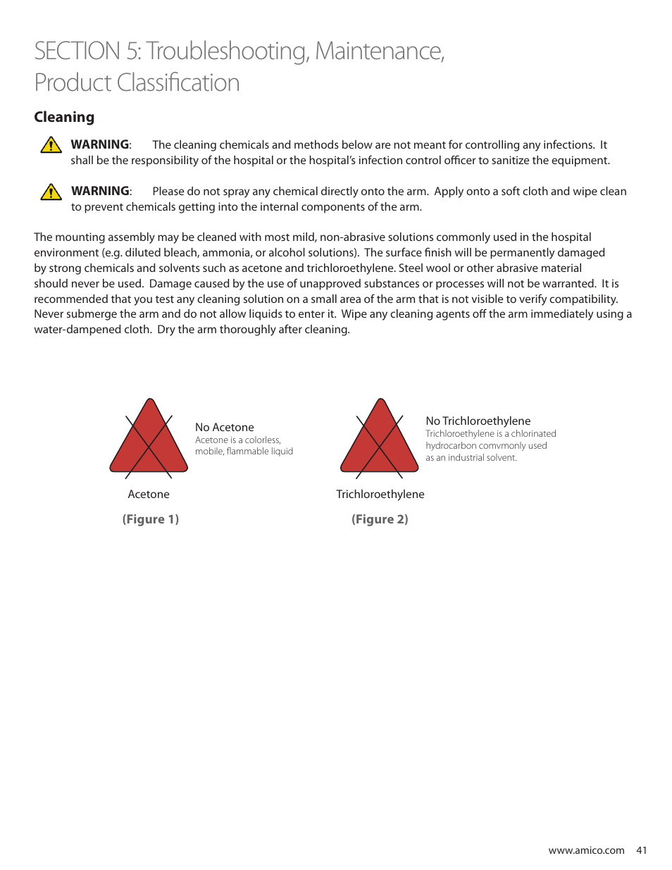 Amico Falcon Combo Arm User Manual | Page 41 / 44
