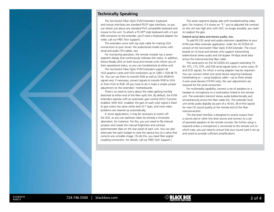 Black box, 3 of 4, Technically speaking | Black Box 26573 User Manual | Page 3 / 4