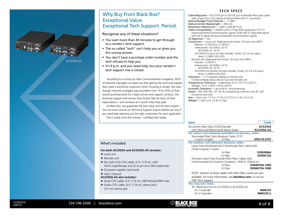Black box, 4 of 4 | Black Box 26573 User Manual | Page 4 / 4