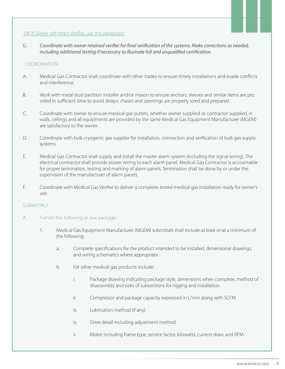 Amico CSA Triplex SCD Modular Stack Mount User Manual | Page 11 / 36