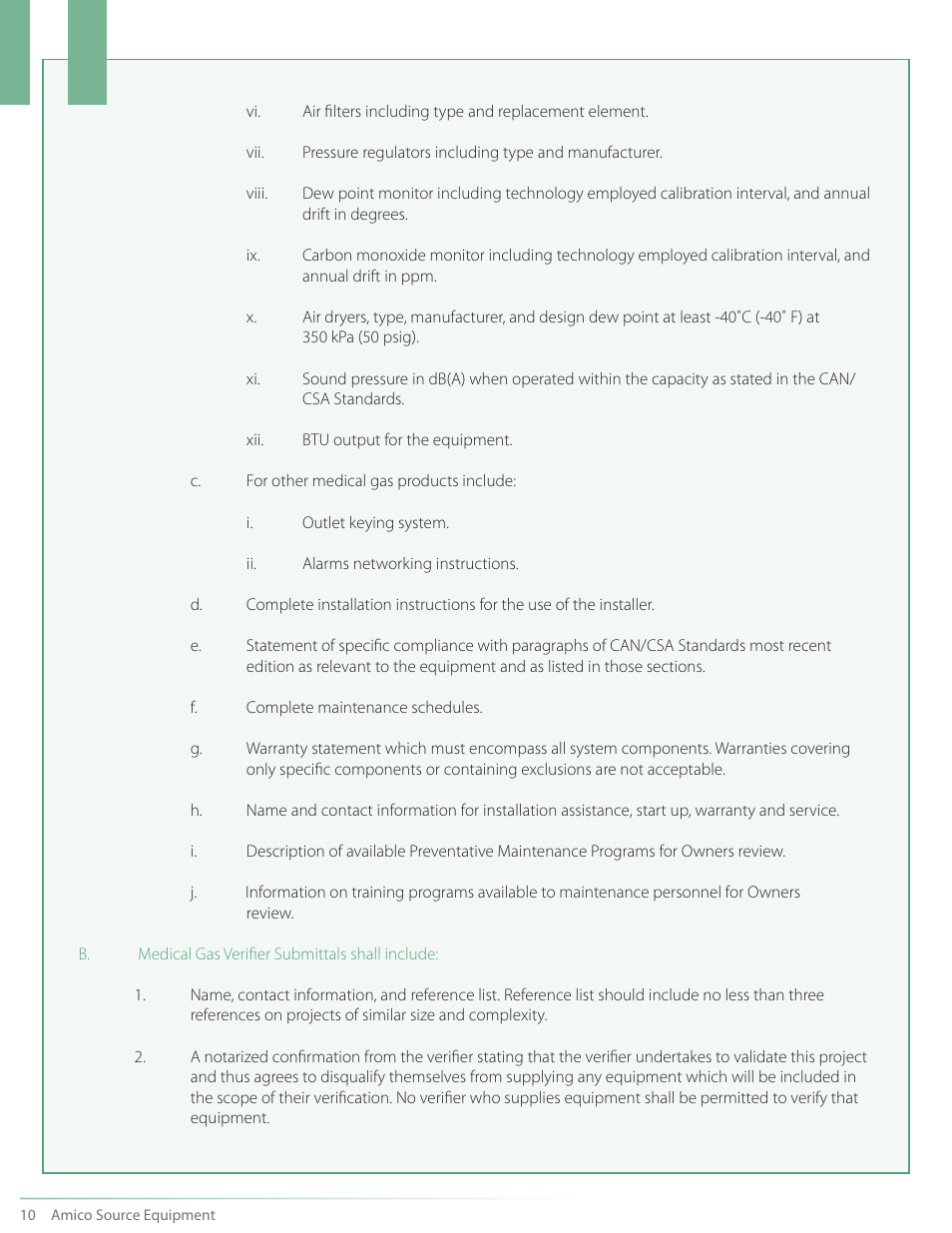 Amico CSA Triplex SCD Modular Stack Mount User Manual | Page 12 / 36