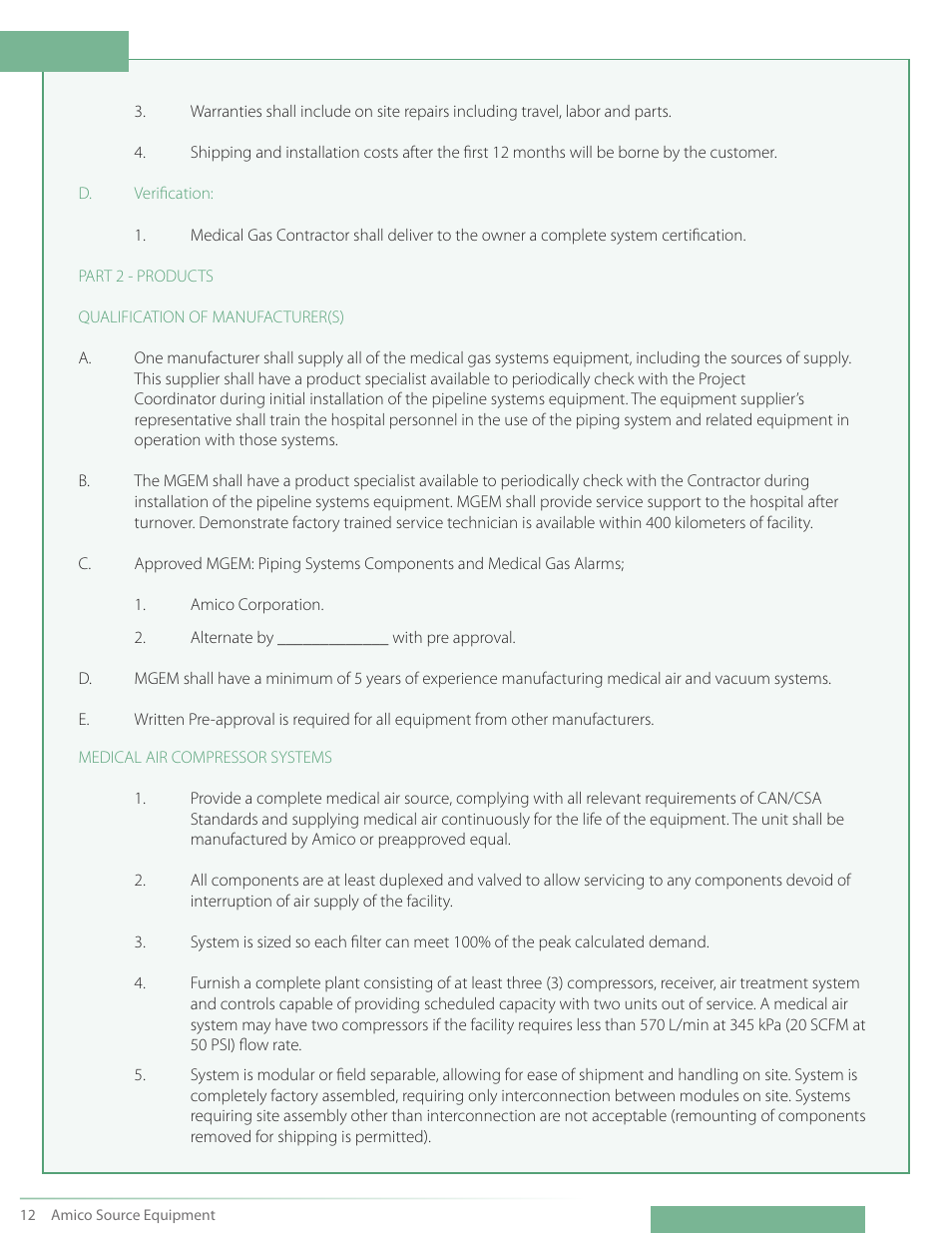 Amico CSA Triplex SCD Modular Stack Mount User Manual | Page 14 / 36
