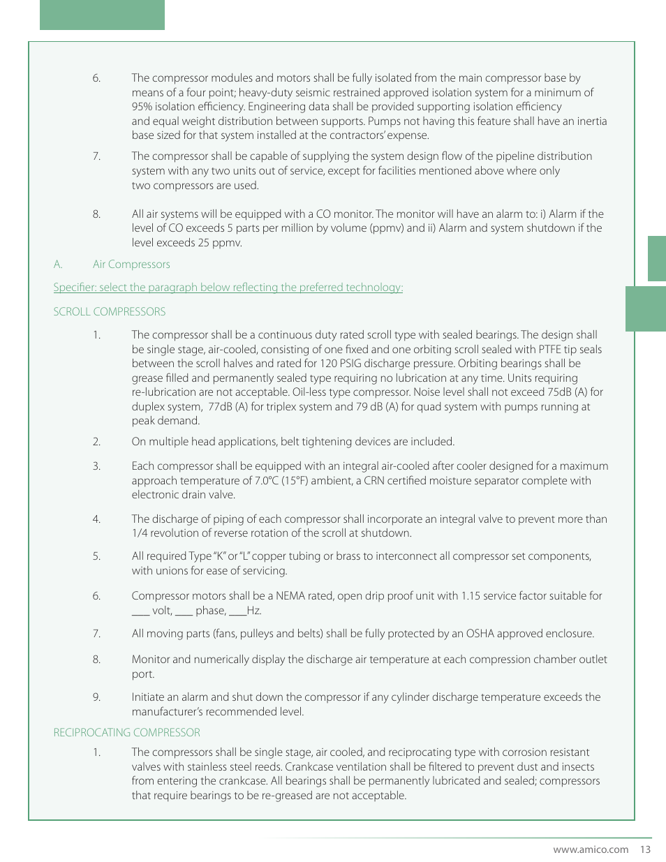 Amico CSA Triplex SCD Modular Stack Mount User Manual | Page 15 / 36