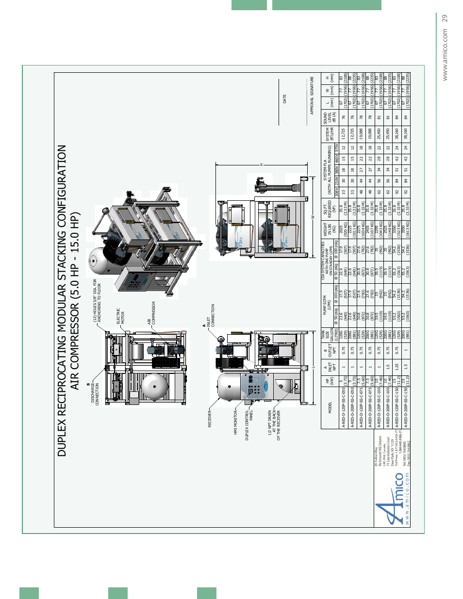 W.amic o.c om | Amico CSA Triplex SCD Modular Stack Mount User Manual | Page 31 / 36