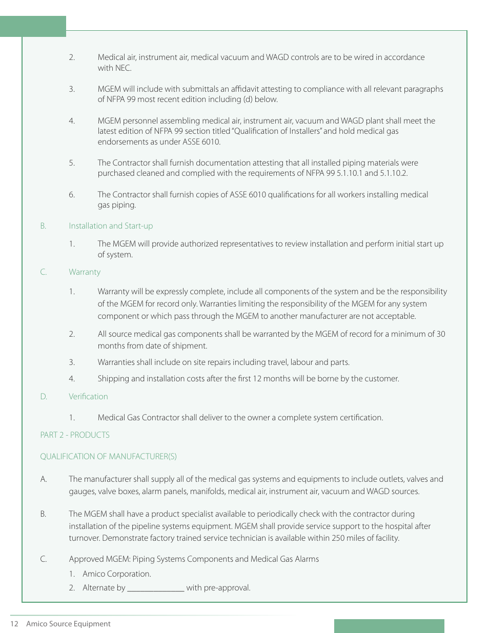 Amico NFPA Triplex RVL Modular Stack Mount User Manual | Page 14 / 51