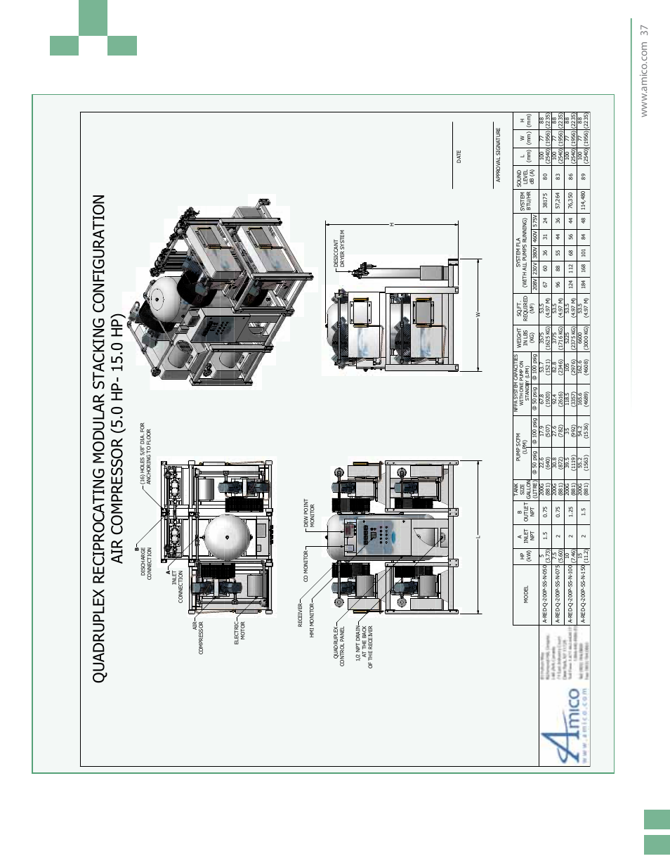 W.amic o.c om | Amico NFPA Triplex SCD Modular Stack Mount User Manual | Page 39 / 40