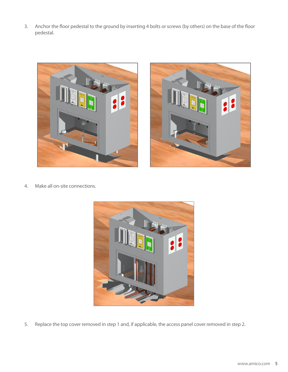 Amico 18" Floor Pedestal User Manual | Page 5 / 8
