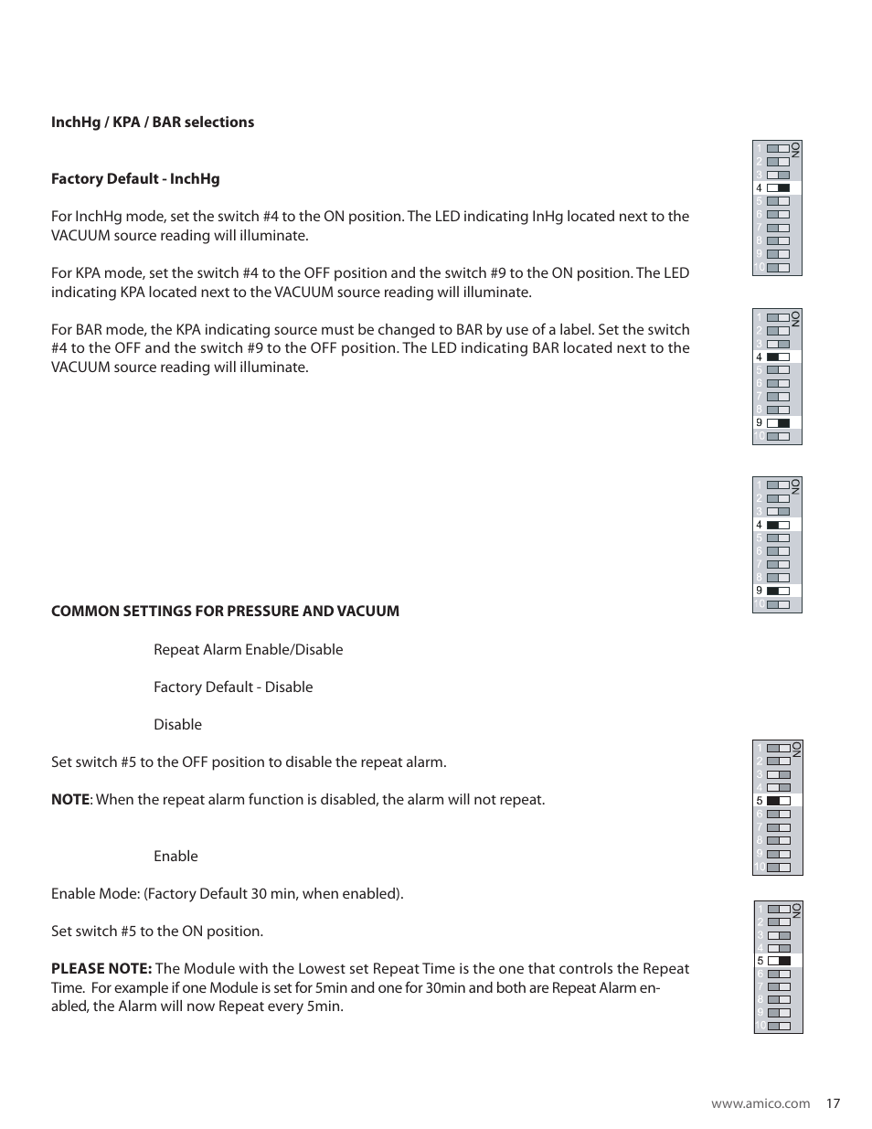 Amico Nema 4 Master Alarm User Manual | Page 17 / 56