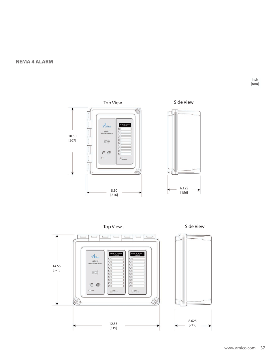 Nema 4 alarm | Amico Nema 4 Master Alarm User Manual | Page 37 / 56