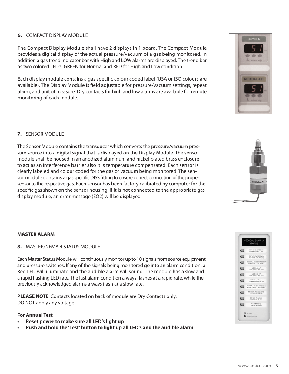 Amico Nema 4 Master Alarm User Manual | Page 9 / 56