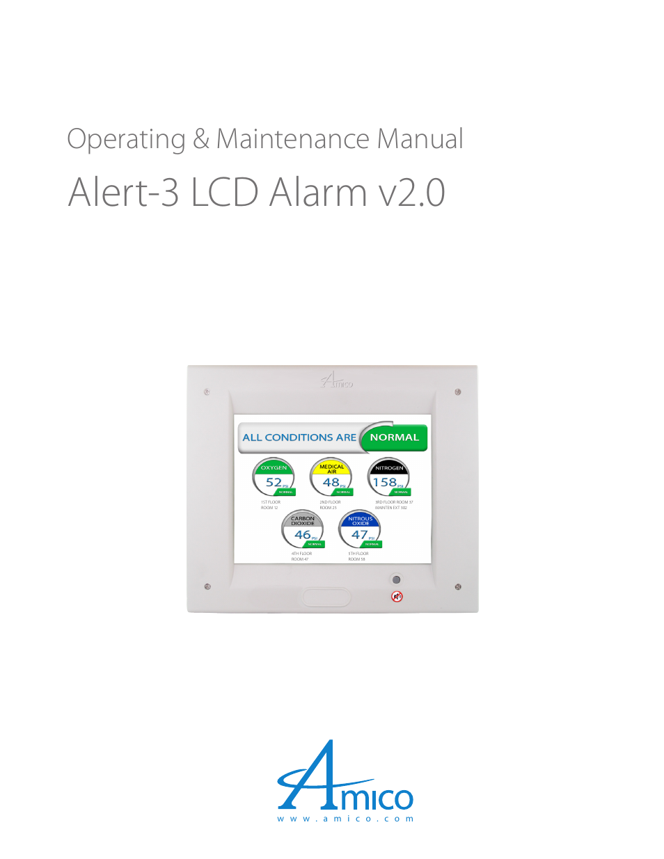 Amico Alert-3 LCD Alarm User Manual | 28 pages