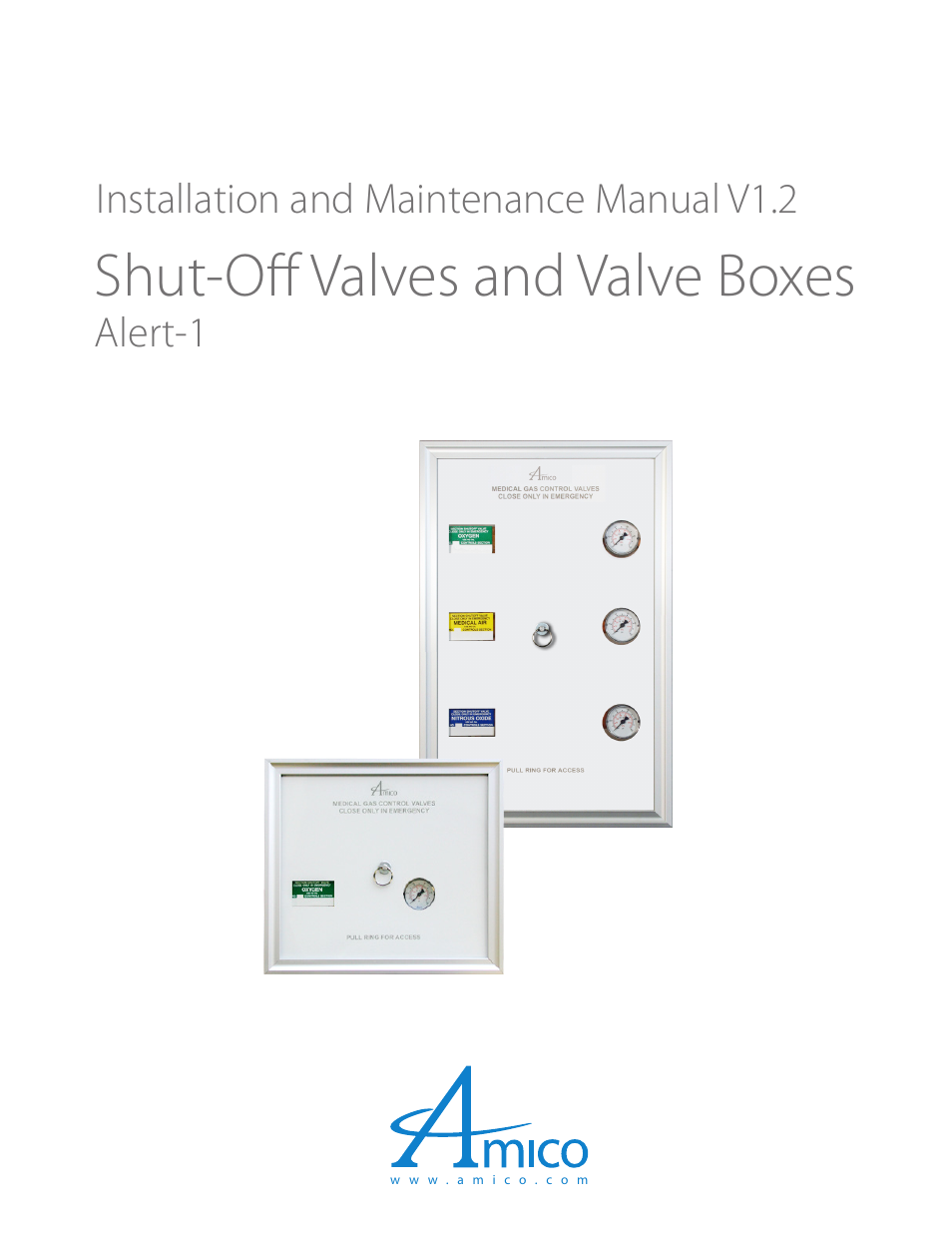 Amico Threaded Ball-Valve User Manual | 8 pages