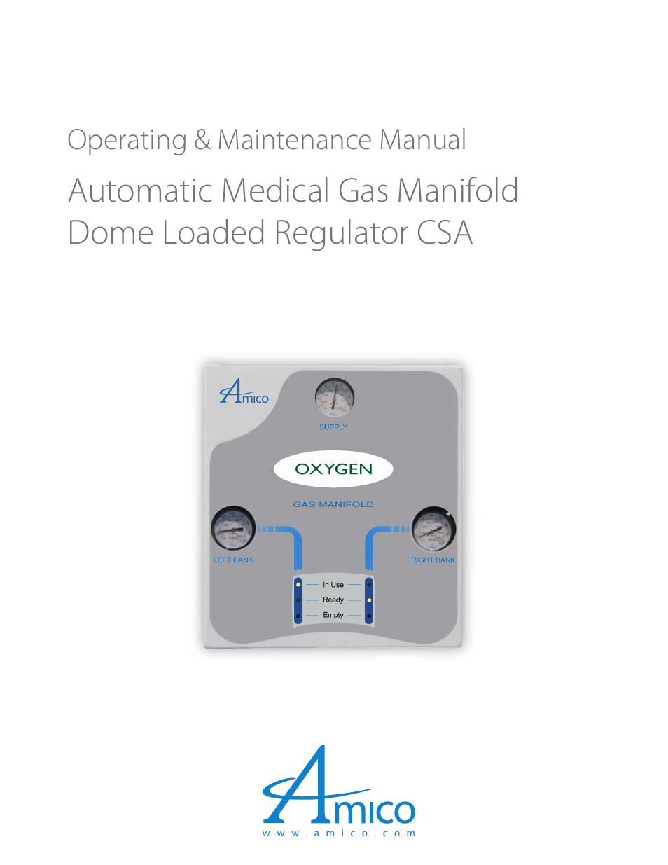 Amico Dome Loaded Manifold CSA User Manual | 44 pages