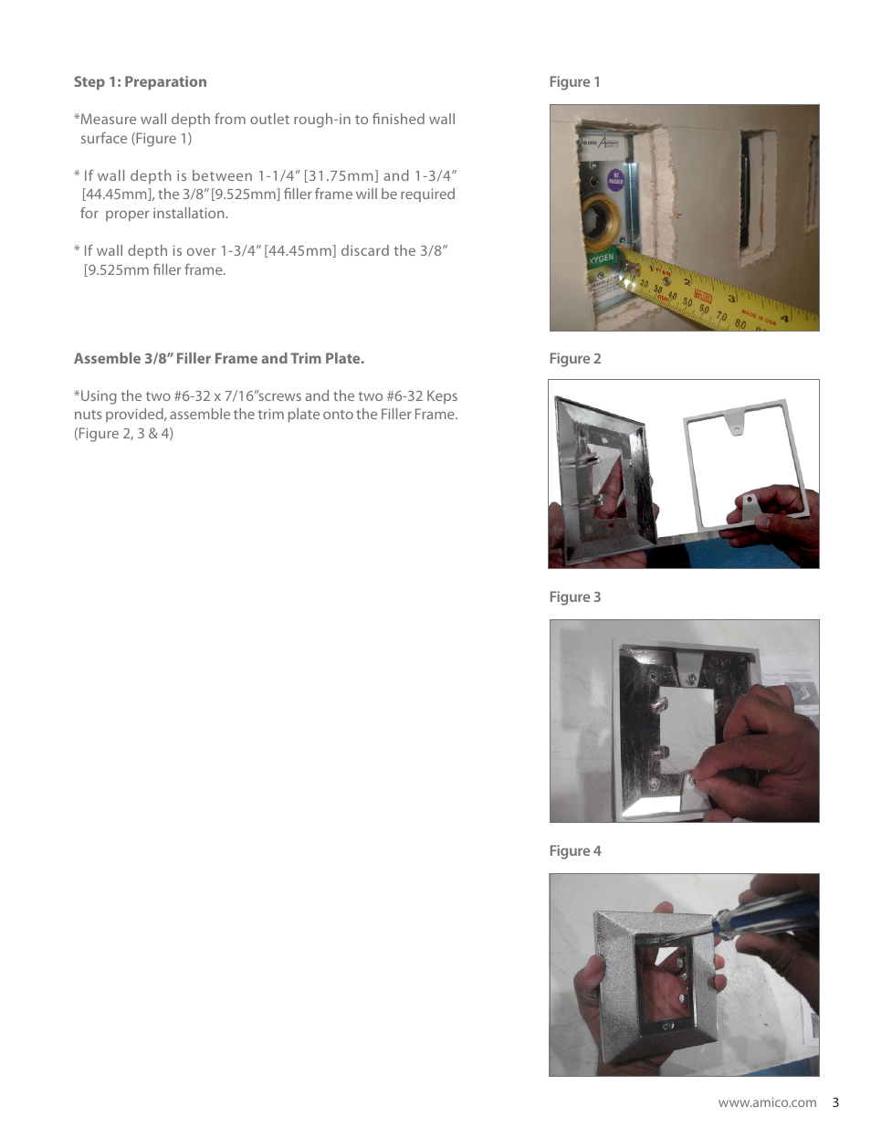 Amico Extended Latch-Valve Kit User Manual | Page 3 / 8