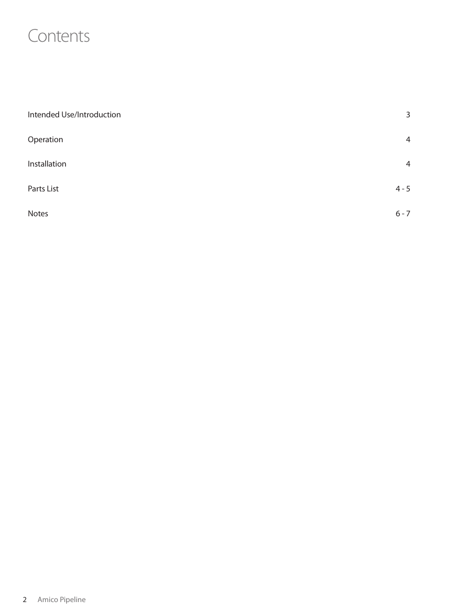 Amico Gas Control Panel User Manual | Page 2 / 8