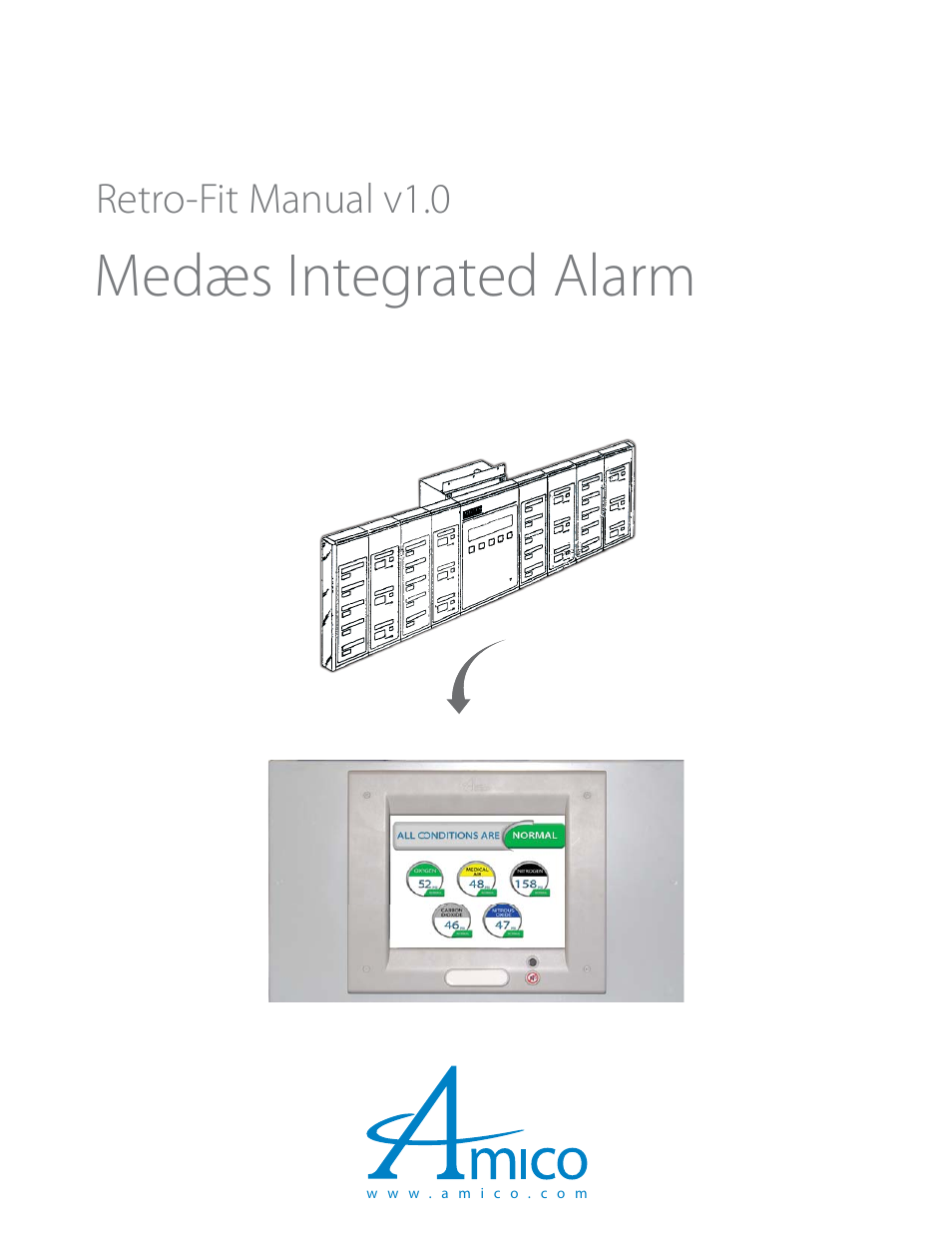 Amico LCD Retro-Fit Alarm User Manual | 4 pages