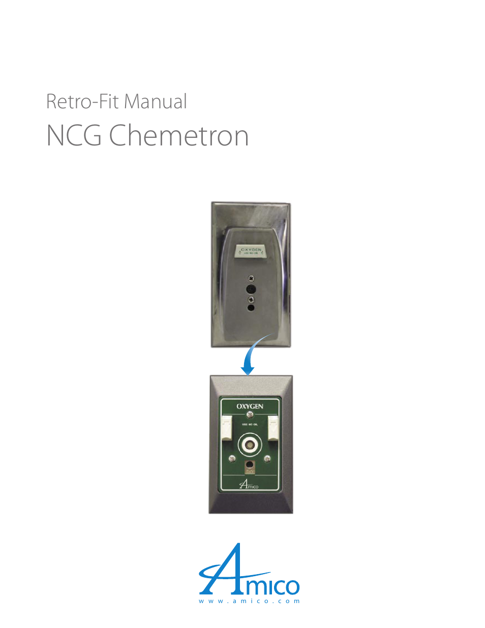 Amico NCG Chemetron Retro-Fit Outlet User Manual | 4 pages