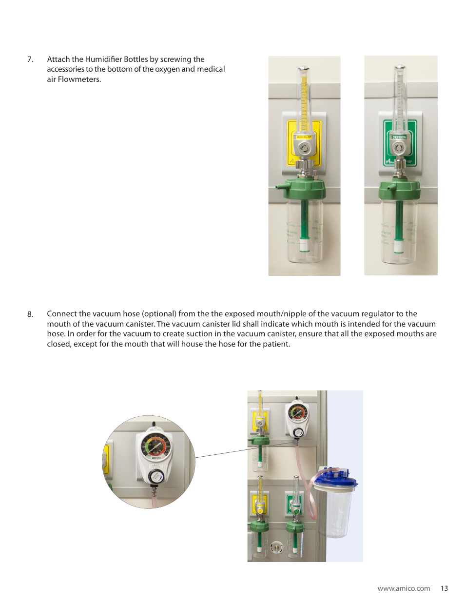 Amico TTS Vertical Flat Wall User Manual | Page 13 / 20
