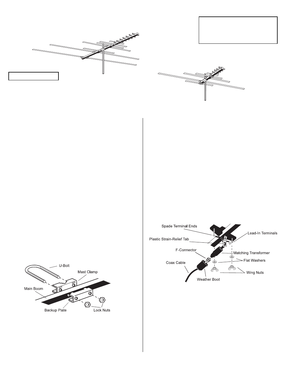 Antennacraft AC9 User Manual | 2 pages