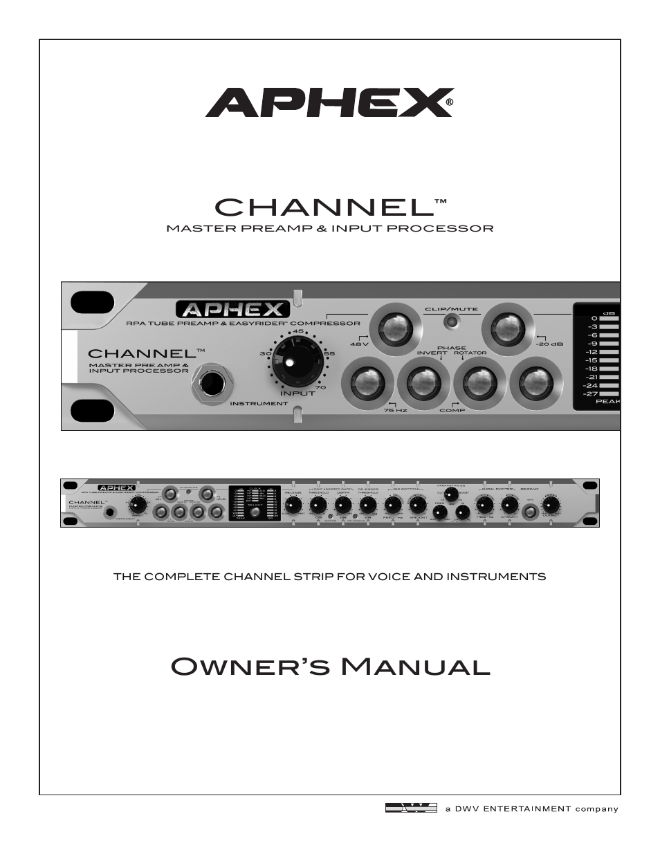 Aphex Channel User Manual | 14 pages