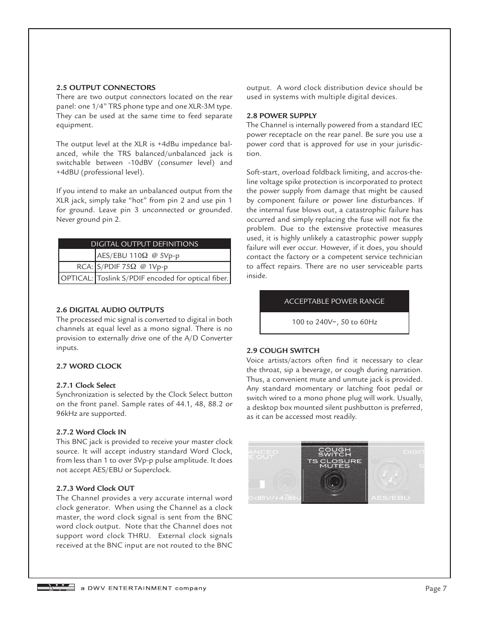 Aphex Channel User Manual | Page 7 / 14