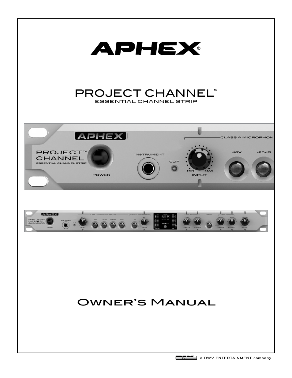 Aphex Project Channel User Manual | 6 pages