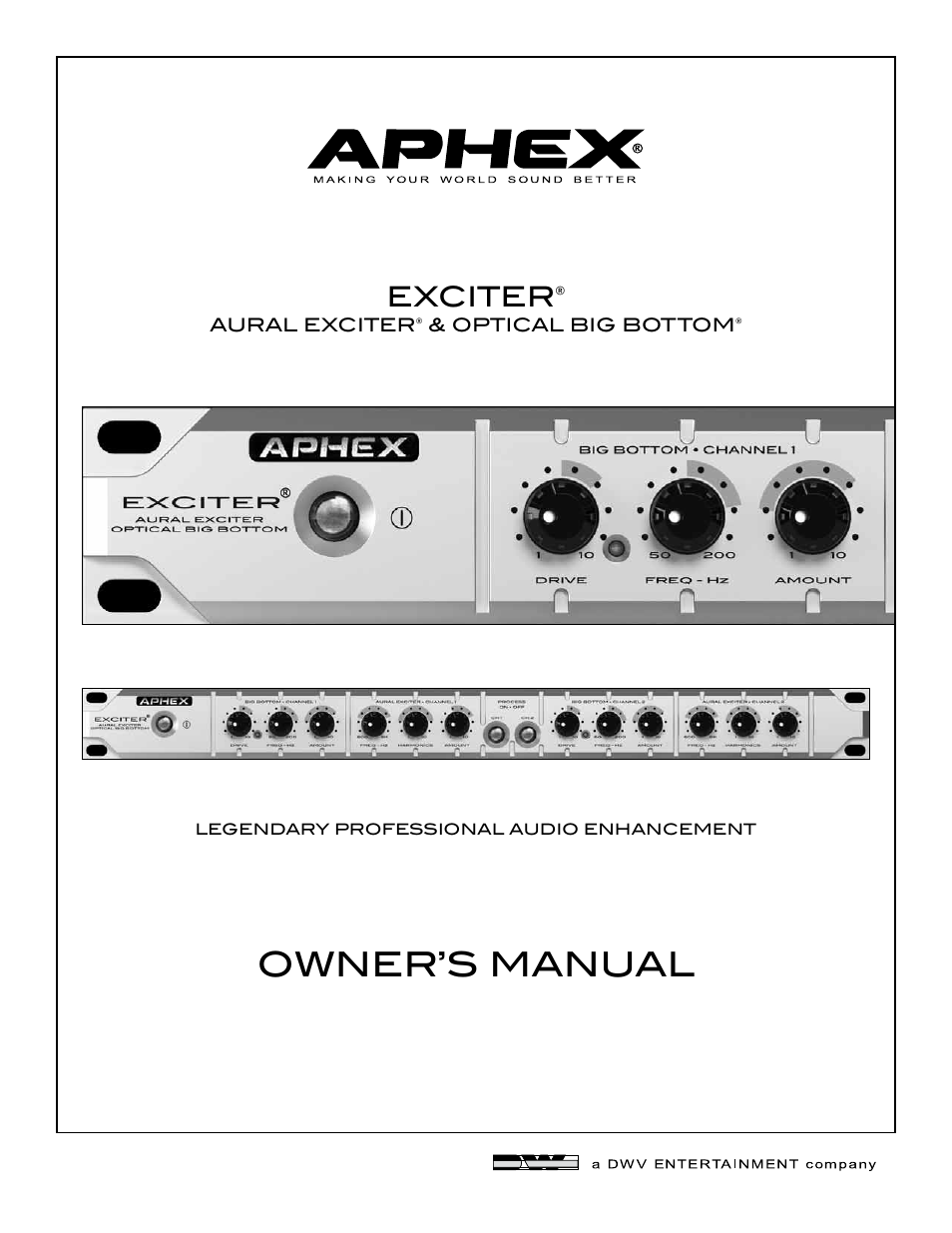 Aphex Exciter User Manual | 24 pages