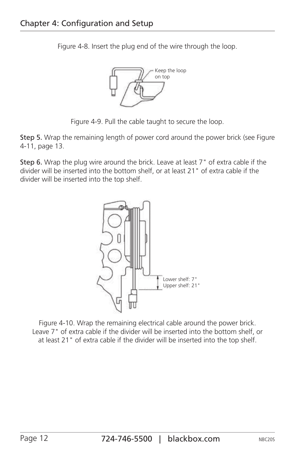 Chapter 4: configuration and setup | Black Box NBC27XB User Manual | Page 12 / 24