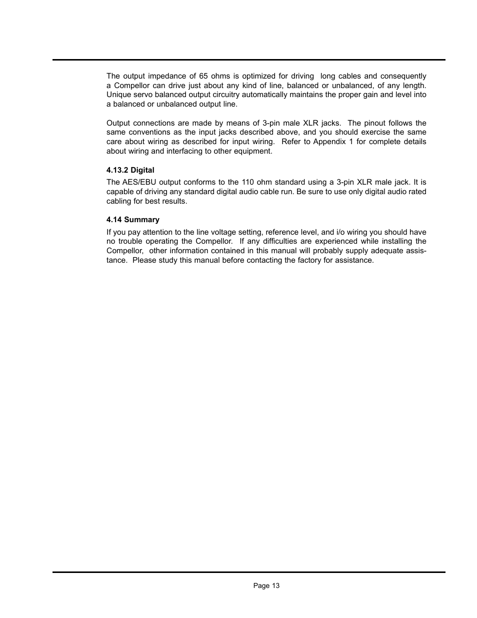 320d | Aphex 320D Compellor User Manual | Page 13 / 43