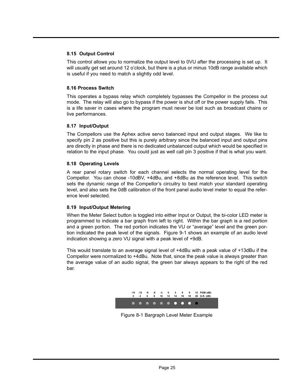 320d | Aphex 320D Compellor User Manual | Page 25 / 43