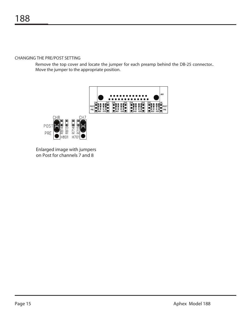 Aphex 188 Eight Channel Mic Preamp User Manual | Page 15 / 18