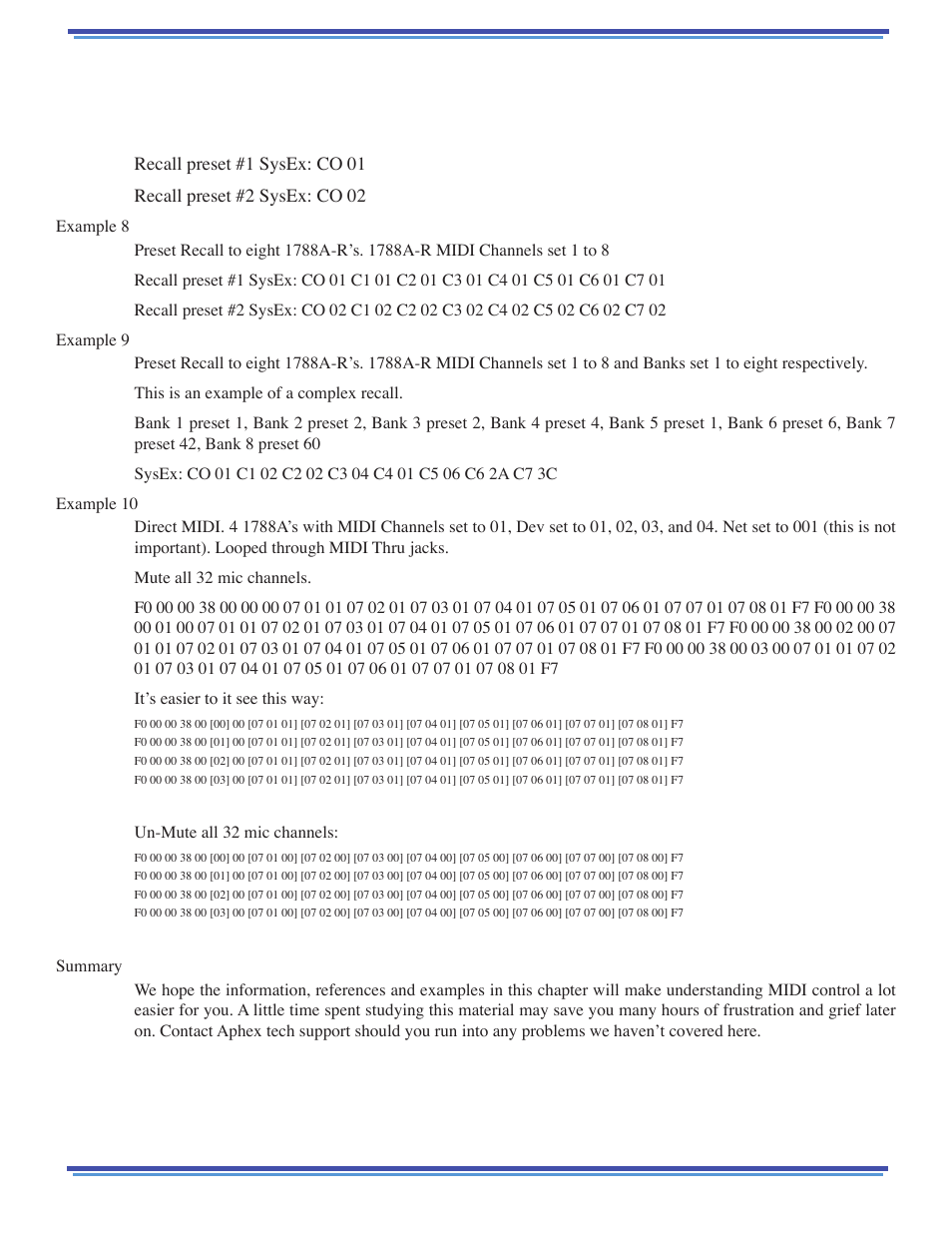 Aphex 5200 RC Interface User Manual | Page 10 / 12