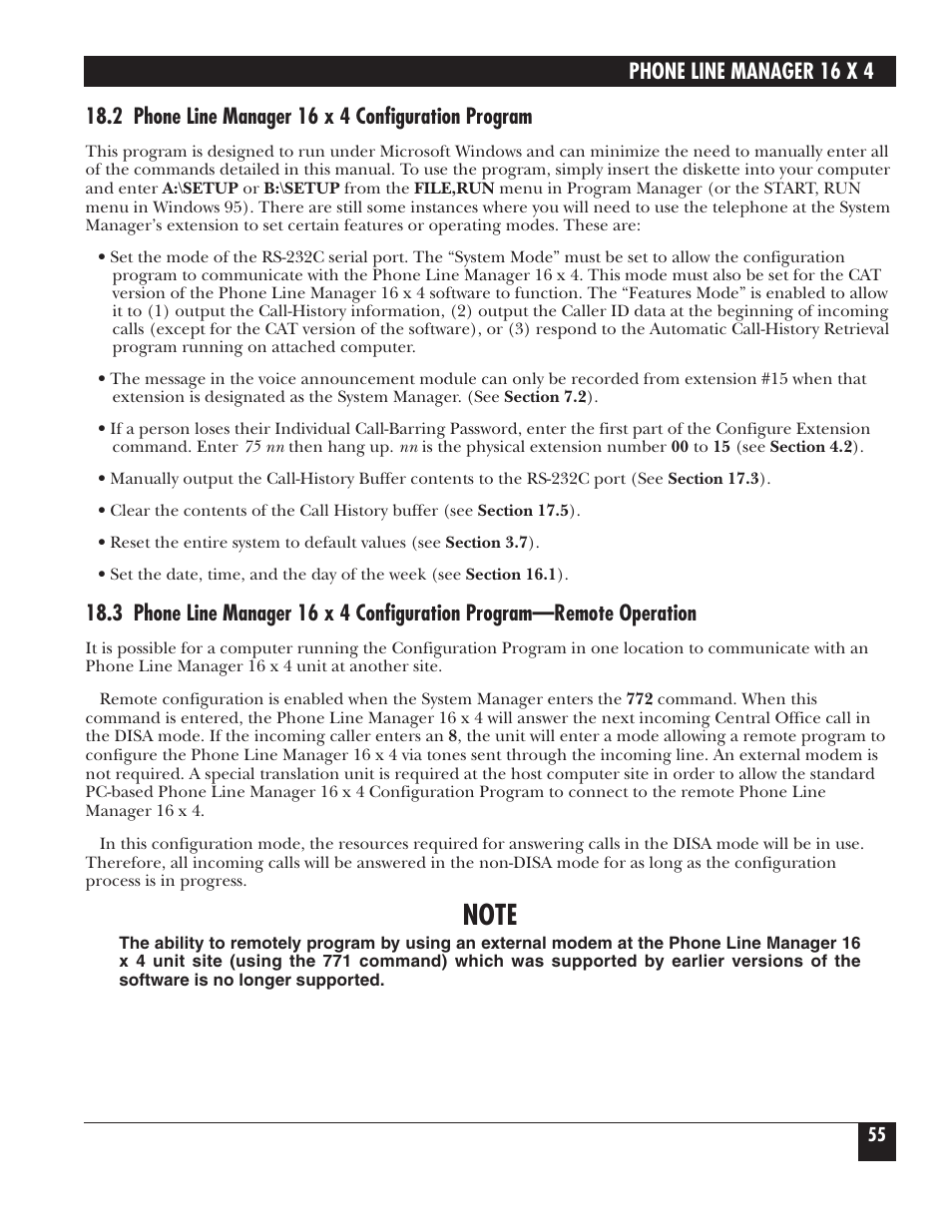 Black Box FX160A User Manual | Page 54 / 65