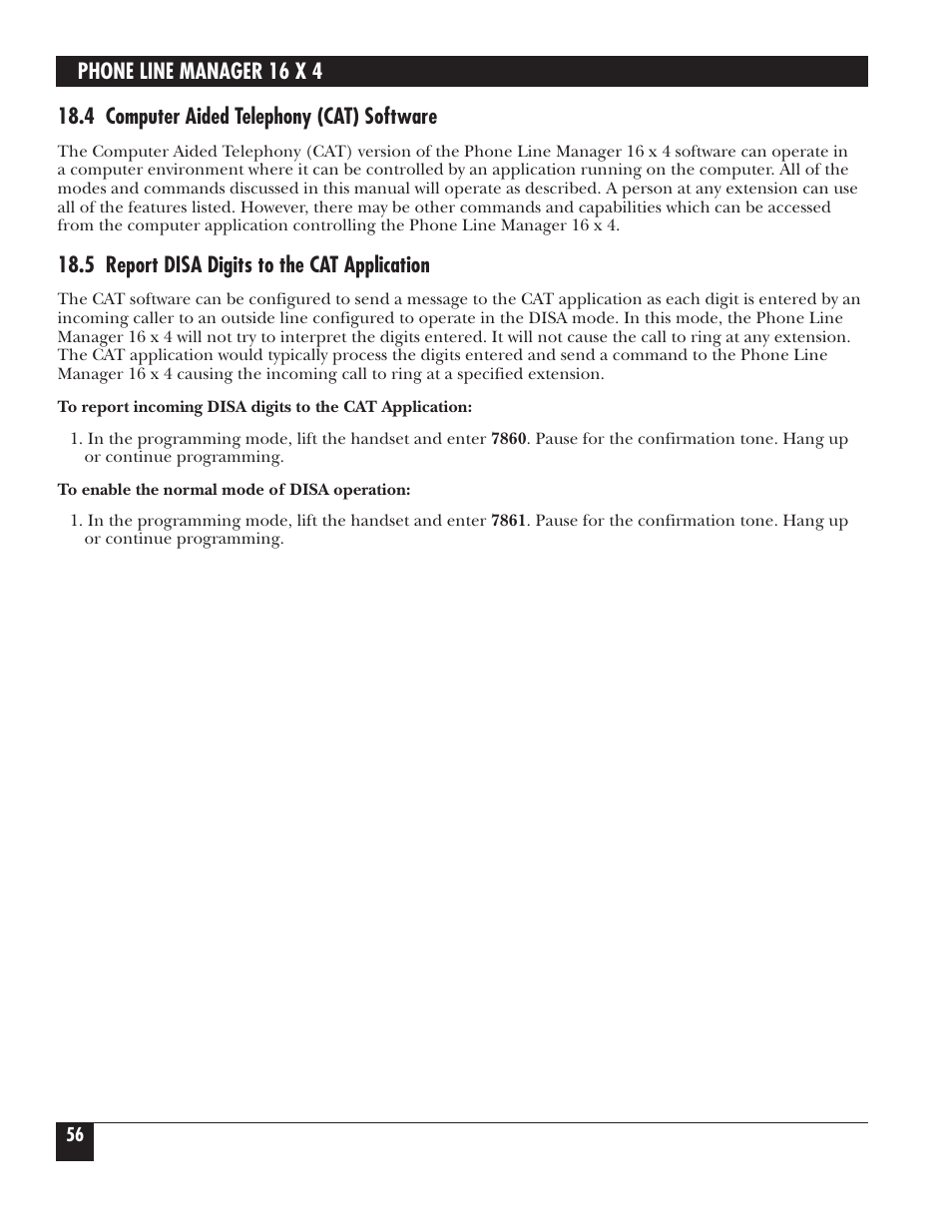 Black Box FX160A User Manual | Page 55 / 65