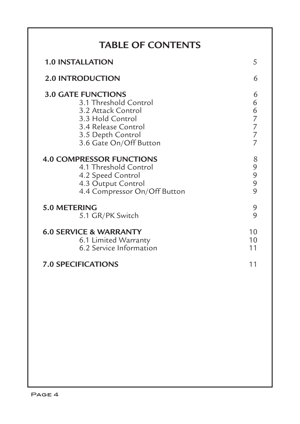 Aphex Project 500 User Manual | Page 4 / 12