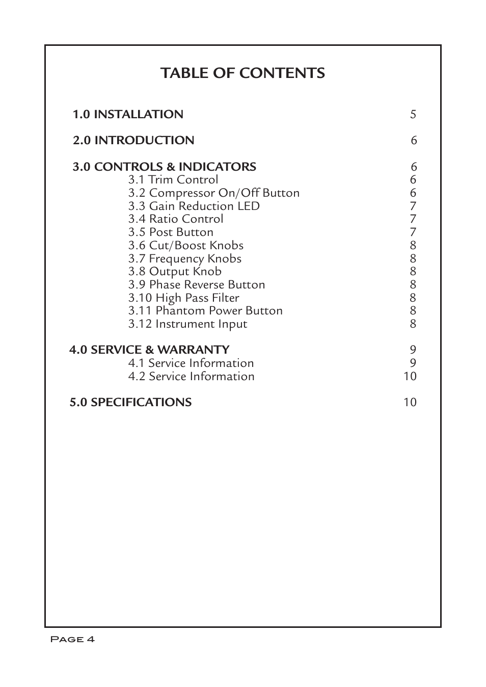 Aphex CX 500 User Manual | Page 4 / 12