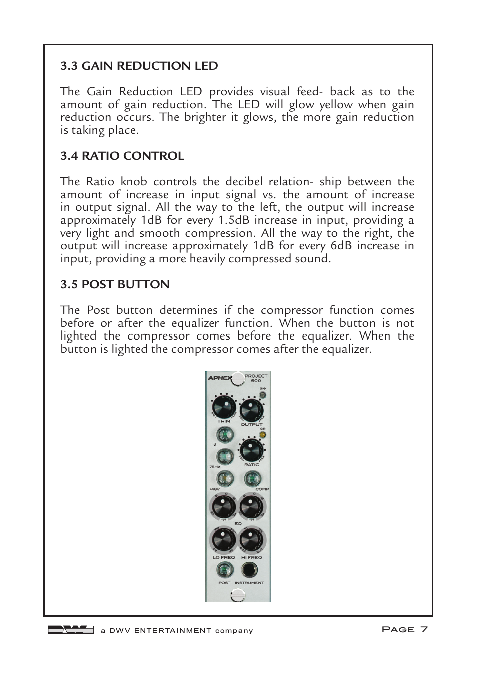 Aphex CX 500 User Manual | Page 7 / 12