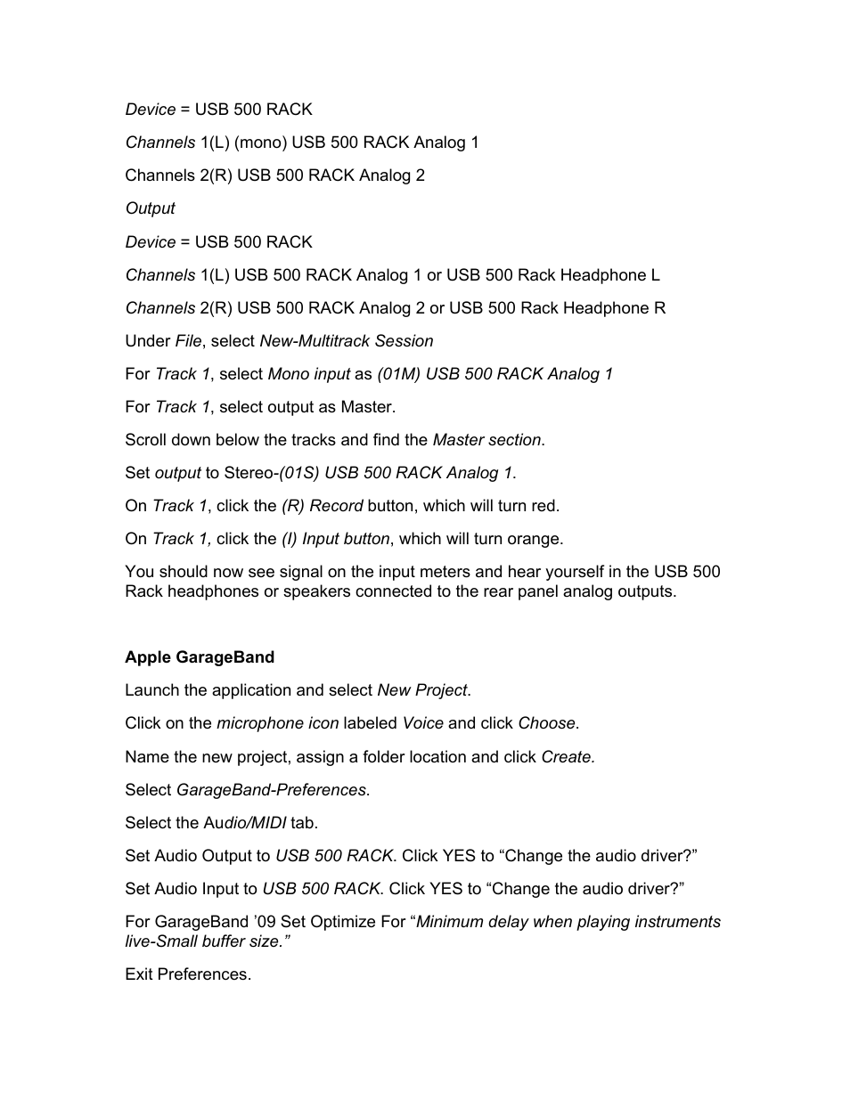 Aphex USB 500 Rack User Manual | Page 2 / 8