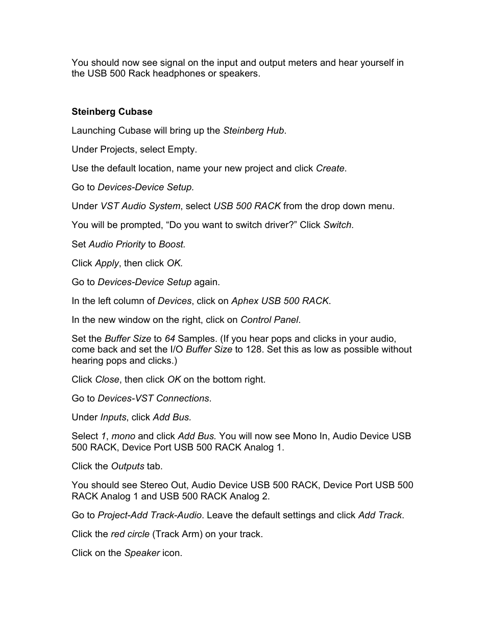 Aphex USB 500 Rack User Manual | Page 5 / 8