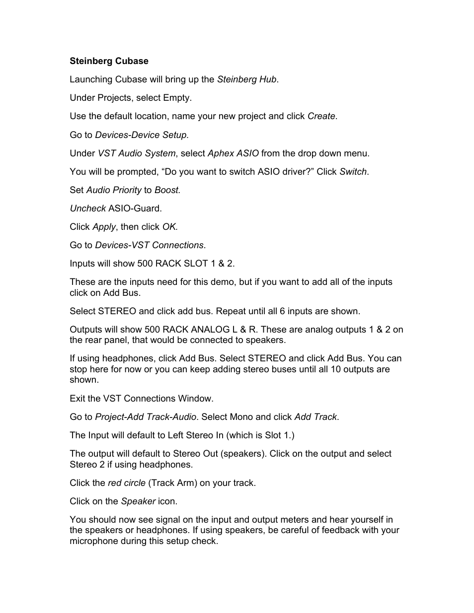 Aphex USB 500 Rack User Manual | Page 5 / 7